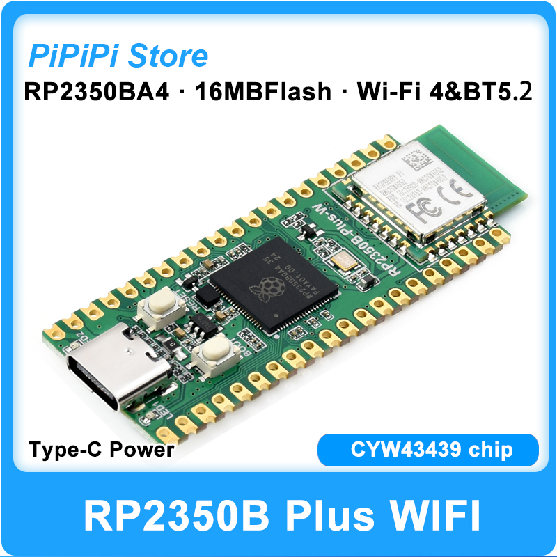 Raspberry Pi Kit - RP2350B Plus W Development Board Equipped
