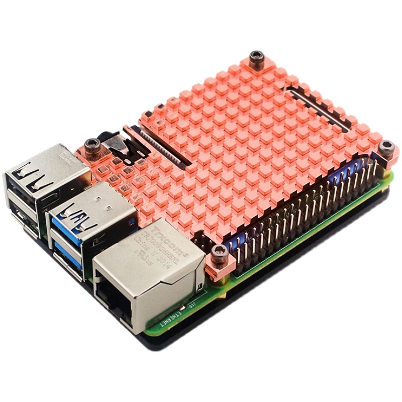 Raspberry Pi 4B Pure Copper He - đánh giá và giá Pi 4 Case