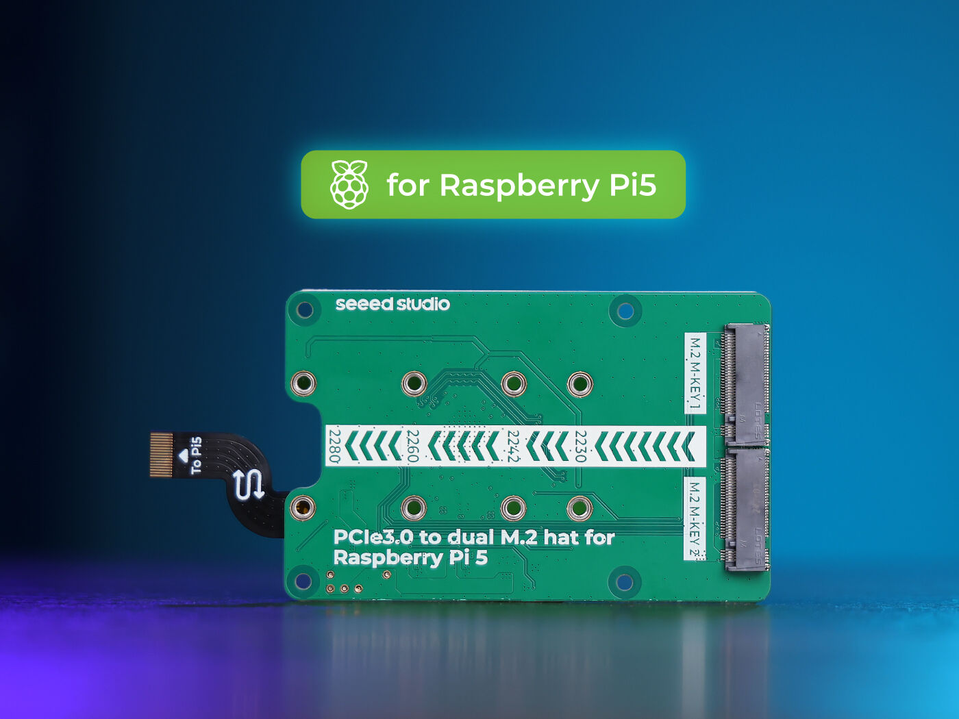 PCIe3.0 Switch to dual M.2 hat - đánh giá và giá Pi 5 Case