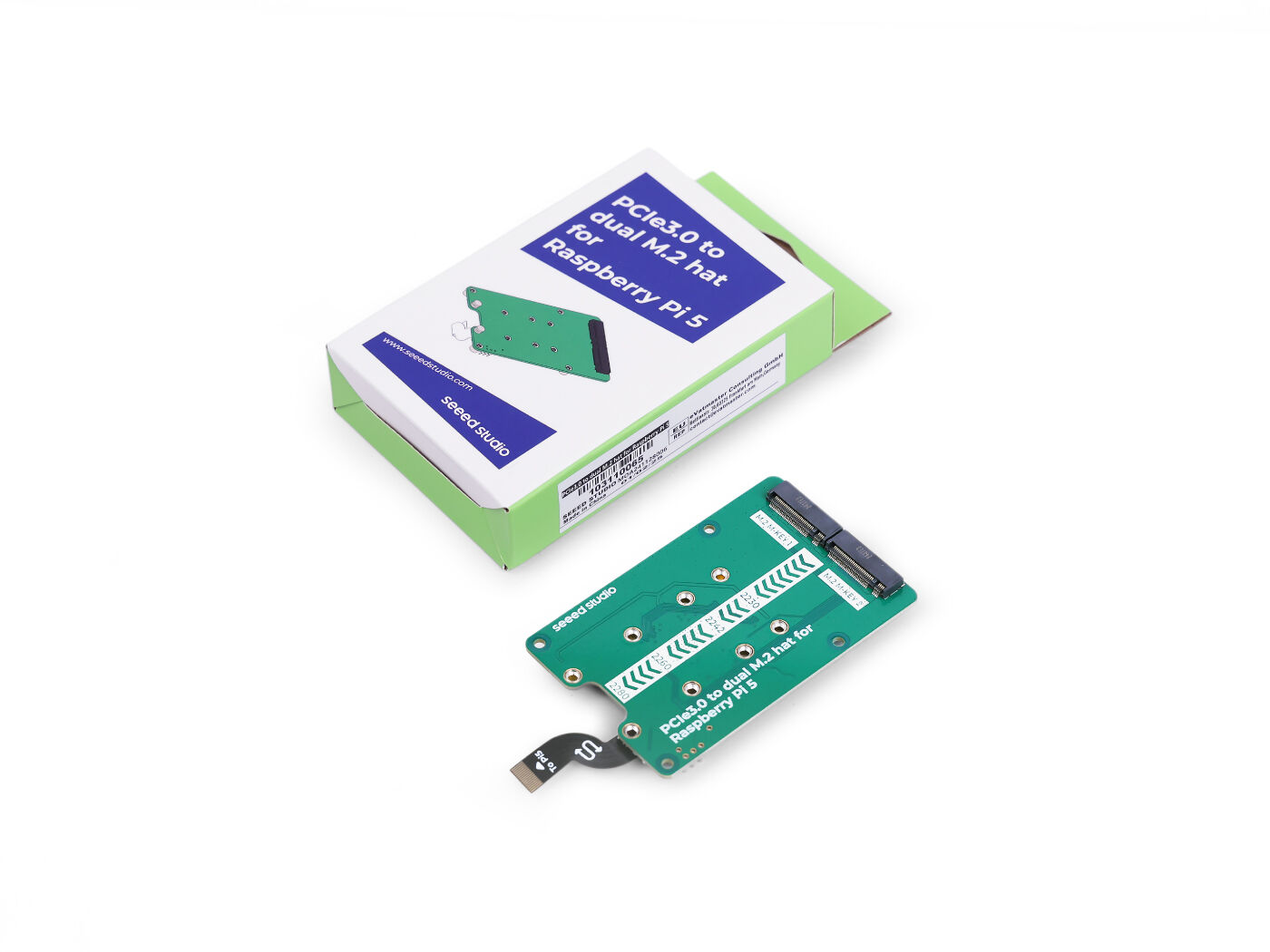 PCIe3.0 Switch to dual M.2 hat - đánh giá và giá Pi 5 Case