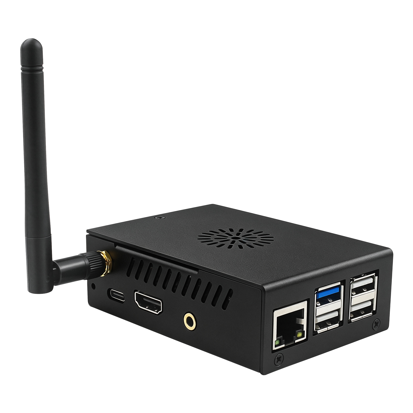 Orange Pi 4 Pro Metal Case Bla - đánh giá và giá Pi Power Supply
