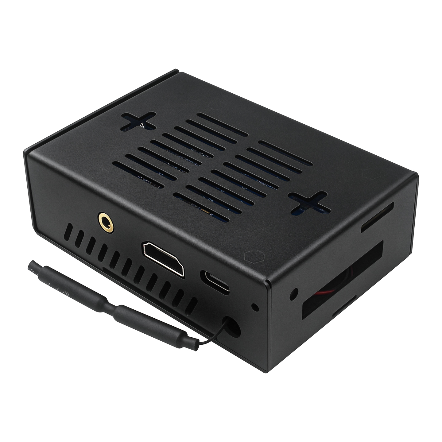 Orange Pi 4 Pro Metal Case Bla - đánh giá và giá Pi Power Supply
