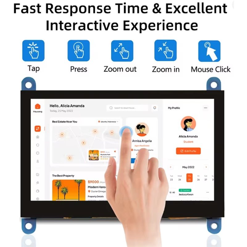 2026 New Capacitive Touch Scre - đánh giá và giá Pi Zero