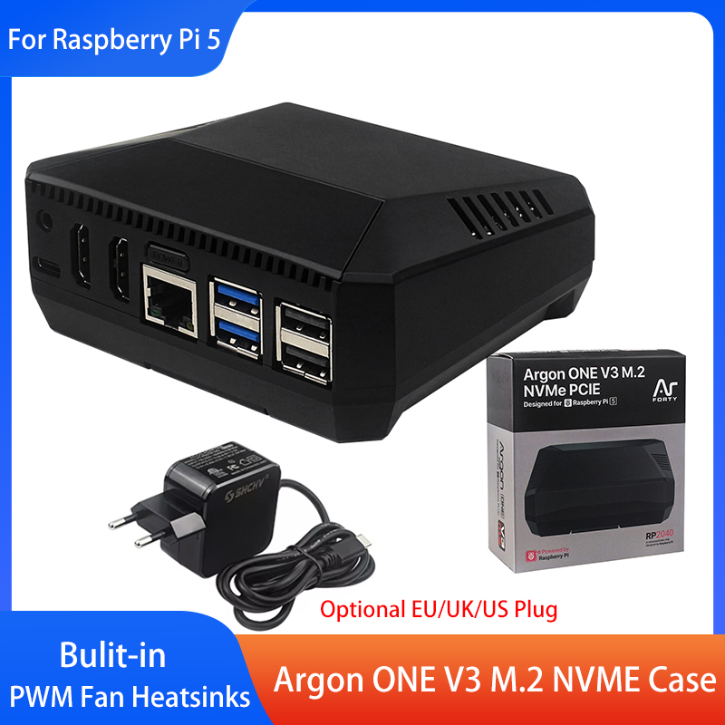 Argon ONE V3 M.2 NVME Case Alu - đánh giá và giá Pi 5 Case
