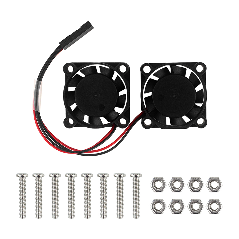 Dual Quạt Tản Nhiệt Cho Raspbe - đánh giá và giá Pi Power Supply