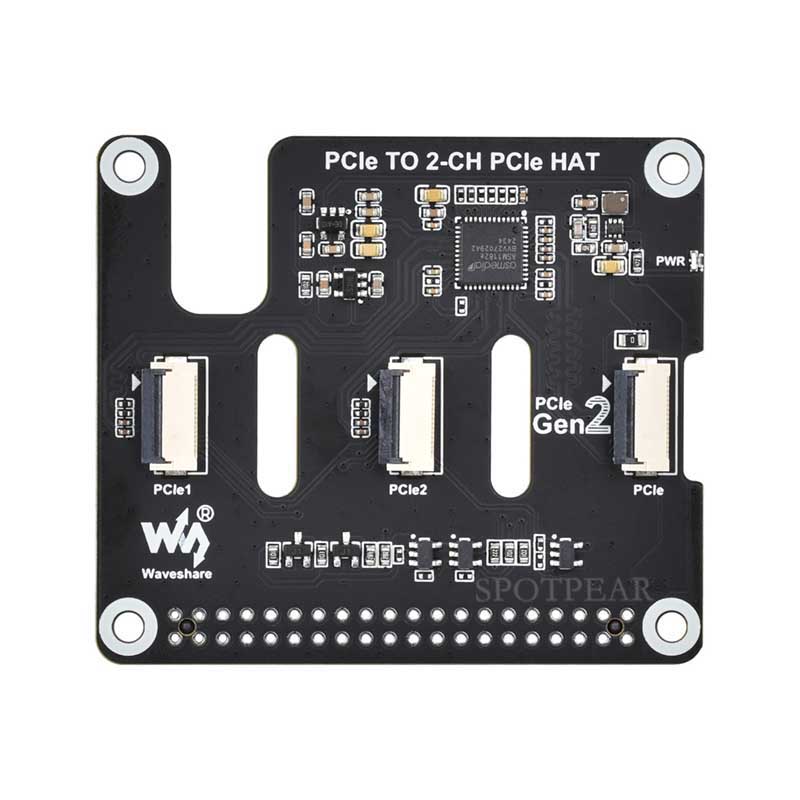 Raspberry Pi 5 PCIe to 2-CH PC - đánh giá và giá Pi 5 Case