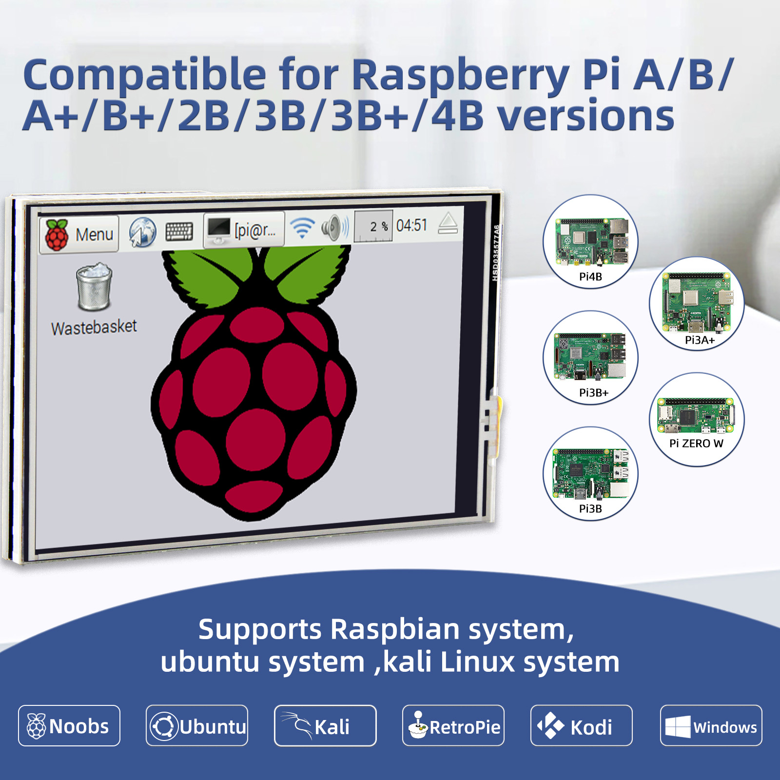iPistBit 3.5 Inch Display for  - đánh giá và giá Pi Zero
