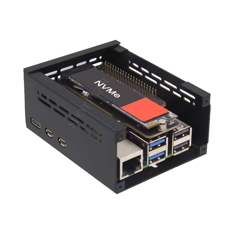 Raspberry Pi 5 X1015 PCIe to M - đánh giá và giá Pi 5 Case