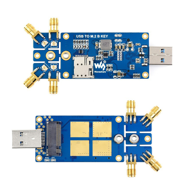 5G Dongle Module USB 3.1 to M. - đánh giá và giá Pi 4 Case